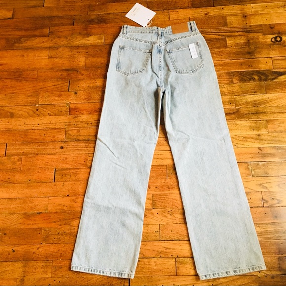 ROKH Blue Distressed Jeans Women’s Size 36 US 4 Regular - Picture 9 of 15